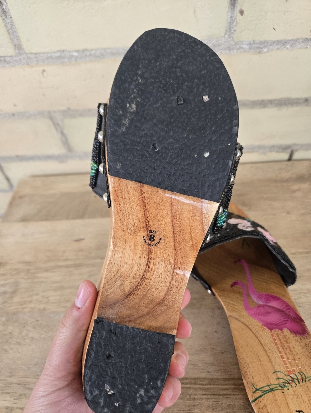 Vintage Beaded Clogs - Picture 7 of 10